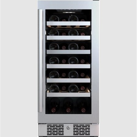 AVALLON 15 Inch Wide 27 Bottle Capacity Single Zone Wine Cooler with Right Swing Door AWC152SZRH